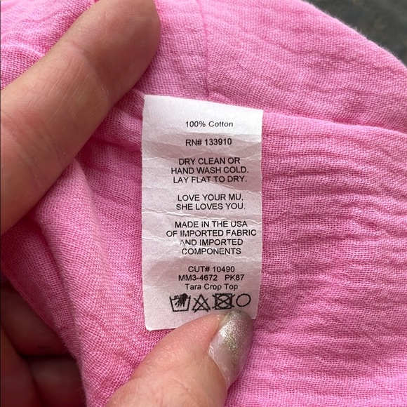 New Show Me Your MuMu pink Tank Top - Picture 5 of 11